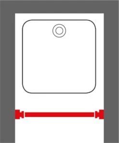 Sealskin Seallux Douchegordijnstang - 80-130 Cm - Chroom -Badkamerproducten Winkel 1002x1200