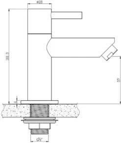 Aloni - KLEINE ! Koudwaterkraan 1/2 Mat Zwart -Badkamerproducten Winkel 1017x1200 1