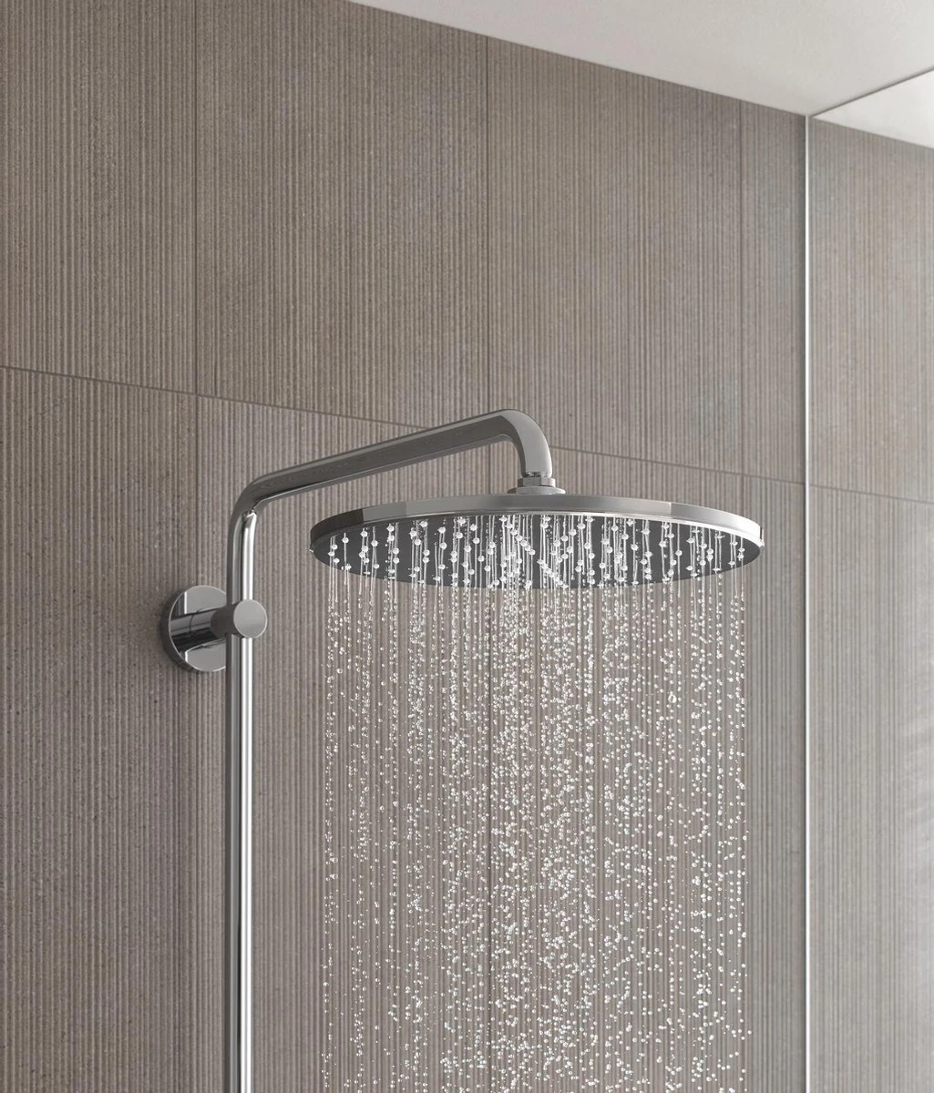 GROHE QuickFix Vitalio Joy 310 Regendouche - CoolTouch - Met Planchet - ø 31 Cm - Chroom 5 GROHE QuickFix Vitalio Joy 310 Regendouche - CoolTouch - Met Planchet - ø 31 Cm - Chroom - Afbeelding 3
