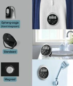 Douchetimer - Digitale Waterdichte Timer - Douche Klok - Showertimer - Digitaal - IPX7 13 Douchetimer - Digitale Waterdichte Timer - Douche Klok - Showertimer - Digitaal - IPX7 -Badkamerproducten Winkel 1029x1200 1
