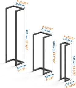 SaniDreams Carbon Handdoekenrek L Zwart - Staal - 90x25x20cm 13 SaniDreams Carbon Handdoekenrek L Zwart - Staal - 90x25x20cm -Badkamerproducten Winkel 1034x1200