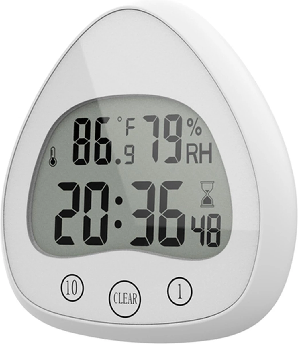 Merkloos Douchetimer - Douchewekker - Kookwekker - Douche Klok - Badkamer Klok - Waterproof - Draadloos - Zuignap - Digitaal 3 Merkloos Douchetimer - Douchewekker - Kookwekker - Douche Klok - Badkamer Klok - Waterproof - Draadloos - Zuignap - Digitaal