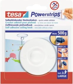 Tesa Powerstrips Plafondhaak - Wit -Badkamerproducten Winkel 1040x1200 4