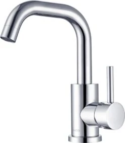 LOMAZOO Wastafelkraan Rosely - Badkamerkraan - Mengkraan Wastafel - Chroom