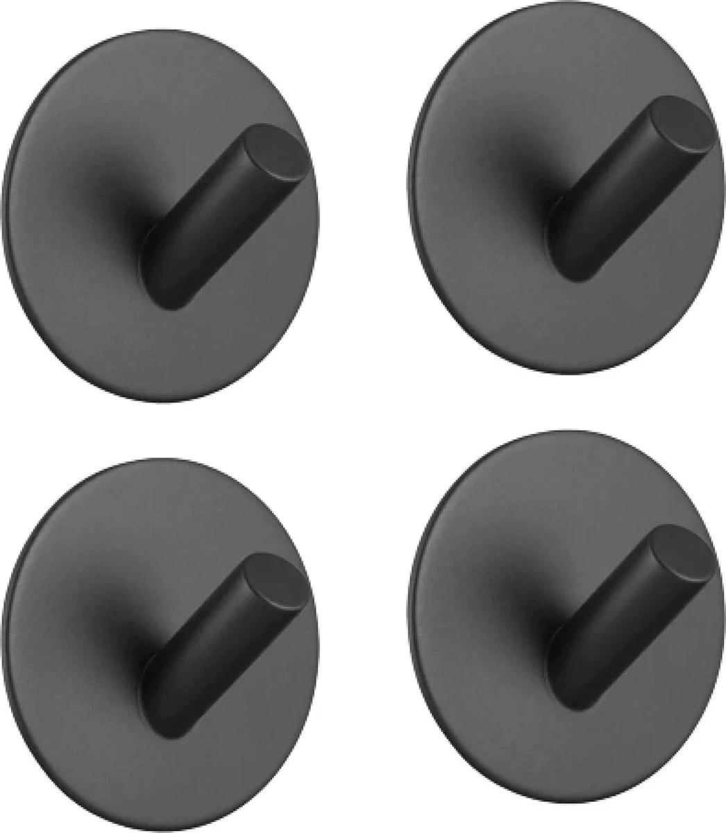 EAVY Handdoekhaakjes Zelfklevend - Set Van 4 Handdoek Haakjes - Wandhaak - Handdoekhouder 3 EAVY Handdoekhaakjes Zelfklevend - Set Van 4 Handdoek Haakjes - Wandhaak - Handdoekhouder