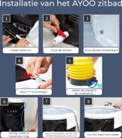 AYOO® Zitbad - Opblaasbaar Bad - Opvouwbaar Bad - Wim Hof Methode - Ijsbad - Badkuip - Zitbad Voor Volwassenen - Bathtub - Zitbaden - Bath Bucket - Inclusief Voetpomp - Grijs 21 AYOO® Zitbad - Opblaasbaar Bad - Opvouwbaar Bad - Wim Hof Methode - Ijsbad - Badkuip - Zitbad Voor Volwassenen - Bathtub - Zitbaden - Bath Bucket - Inclusief Voetpomp - Grijs -Badkamerproducten Winkel 1058x1200