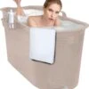 LIFEBATH - Zitbad Mira - Bath Bucket XL - 400L - Ligbad 122 Cm - Costa Rica Sand