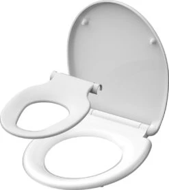 SCHÜTTE WC-Bril 82940 FAMILY WHITE - Duroplast - Soft Close - Afklikbaar - Geïntegreerde Kinderzitting - Gelakt - Wit -Badkamerproducten Winkel 1069x1200 4