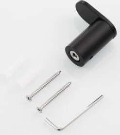 Handdoekhaakjes Zwart - Boren - 2x Wandhaakjes - Handdoekhouder Badkamer -Badkamerproducten Winkel 1070x1200