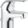 GROHE Euroeco Wastafelkraan - Met Trekwaste - Chroom - 23262000 -Badkamerproducten Winkel 1091x1200 1