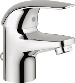 GROHE Euroeco Wastafelkraan - Met Trekwaste - Chroom - 23262000 -Badkamerproducten Winkel 1091x1200 2
