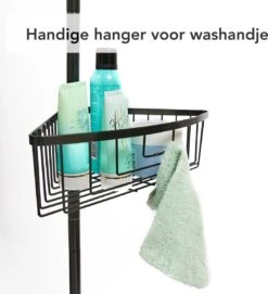 Ogoods Telescopisch Doucherek Inclusief 4 Manden - Zwart - Badkamerrek - Zonder Boren - In Hoogte Verstelbaar - Opbergsysteem 14 Ogoods Telescopisch Doucherek Inclusief 4 Manden - Zwart - Badkamerrek - Zonder Boren - In Hoogte Verstelbaar - Opbergsysteem -Badkamerproducten Winkel 1092x1200 1