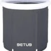 BETUB Zitbad Opvouwbare Badkuip Folding Bath Bathtub – Zit Zwembad – Ijsbad – Warm Bad – Ontspanning – Voor Onder De Douche – Tuin - Balkon Incl. Zitkussen -Badkamerproducten Winkel 1094x1200 1