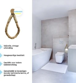 Jelta Toiletrolhouder Zonder Boren- Wc Rolhouder - Zuignap - Zelfklevend - Hout En Touw -Badkamerproducten Winkel 1098x1200 3