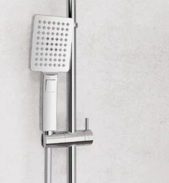 SCHÜTTE Mallorca Douchesysteem - Regendouche - 95 Cm Stang - Wandhouder In Hoogte Verstelbaar - Chroom -Badkamerproducten Winkel 1109x1200