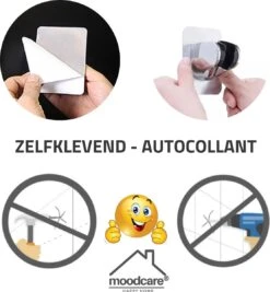 Merkloos Douchekophouder – Douchekop Houder – Handdouchehouder – Douchehouder - Zonder Boren – Verstelbaar - Zelfklevend - Met Haakje -Badkamerproducten Winkel 1112x1200