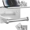 BOTC Toiletrolhouder Met Handdoekhaakjes - Toiletrolhouder - Toiletrolhouder - Zelfklevend / Boren / Zonder Boren - RVS - Zliver -Badkamerproducten Winkel 1118x1200 2