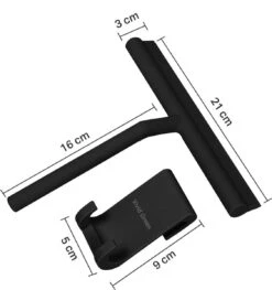 Vivid Green Siliconen Douchewisser Met Ophangsysteem – Raamwisser – Trekker Douche - Badkamer Accesoires – Wisser - Zwart -Badkamerproducten Winkel 1126x1200 2