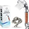Waterbesparende Douchekop Ionische Douchekop Incl. Doucheslang - Douchefilter - Waterfilter - Handdouche - Met Mineraalstenen - Douchekop Met Slang – Transparant – Incl. Doucheslang -Badkamerproducten Winkel 1136x1200