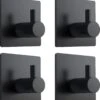 4x Zelfklevende Handdoekhaakjes Haakjes Ophanghaakjes Haken Zwart -Badkamerproducten Winkel 1138x1200 3