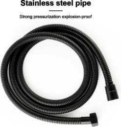 Merkloos Bidet Handdouche - Shattaf - Bidet Sproeier - Bidetkraan - Handheld Bidet Spray Met 120 Cm Doucheslang / Houder- Zwart -Badkamerproducten Winkel 1142x1200