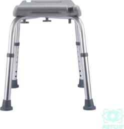 Ketchy Douchekruk - In Hoogte Verstelbaar - Douchekrukje - Roestvrij - 130kg Draagkracht - Comfortabel Zitkussen -Badkamerproducten Winkel 1148x1200 8