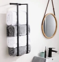 Handdoekrek - 70 Cm - RVS - Handdoekhouder BaderiQ Paris Large - MODEL 2023 - Schroeven Of Plakken - Handdoekenhouders - Handdoekhaak - Handdoek Organizer - Rvs Mat Zwart Poedercoating - Large H70xB20xD14 - Ook Beschikbaar In 40 Cm 16 Handdoekrek - 70 Cm - RVS - Handdoekhouder BaderiQ Paris Large - MODEL 2023 - Schroeven Of Plakken - Handdoekenhouders - Handdoekhaak - Handdoek Organizer - Rvs Mat Zwart Poedercoating - Large H70xB20xD14 - Ook Beschikbaar In 40 Cm -Badkamerproducten Winkel 1151x1200 2