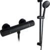 Merkloos Opbouw Doucheset - TS-002 - Black - Handdouche - Thermostaatkraan - Mat Zwart 1 Merkloos Opbouw Doucheset - TS-002 - Black - Handdouche - Thermostaatkraan - Mat Zwart -Badkamerproducten Winkel 1152x1200