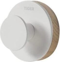 Tiger Urban - Handdoekhaak Groot (1x) - ø 5 Cm - Inclusief 2 Decorringen - Wit -Badkamerproducten Winkel 1155x1200 3