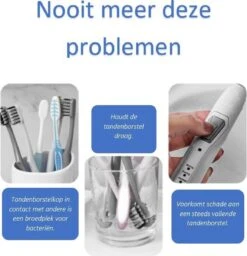 Crème Happy Goodz Shop 1 Stuk Kwalitatieve Elektrische Tandenborstelhouders WIT/Crème 1 Stuk Met Happy Goodz Installatiehandleiding - Geschikt Voor Oa Oral-B - Badkamer Accessoire - Zonder Boren- Met Alcoholdoekje -Badkamerproducten Winkel 1160x1200