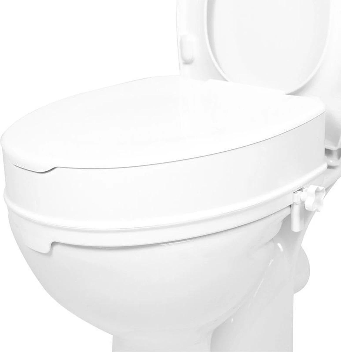 VITILITY Toiletverhoger Met Deksel 10 Cm - Wc Bril - Verhoogd Toilet 7 VITILITY Toiletverhoger Met Deksel 10 Cm - Wc Bril - Verhoogd Toilet - Afbeelding 5