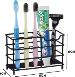 Merkloos Waal - Tandenborstelhouder - Tandenborstel Doosje - Tandenborstel Koker - Industrieel - Zwart - RVS 12 Merkloos Waal - Tandenborstelhouder - Tandenborstel Doosje - Tandenborstel Koker - Industrieel - Zwart - RVS -Badkamerproducten Winkel 1162x1200 5