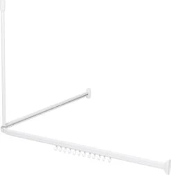 Sealskin - Easy Roll Douchegordijnstangset - 90x90x90 Cm - Wit -Badkamerproducten Winkel 1165x1200 1