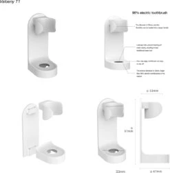 Merkloos Elektrische Tandenborstelhouder - Wit -Badkamerproducten Winkel 1175x1200 6