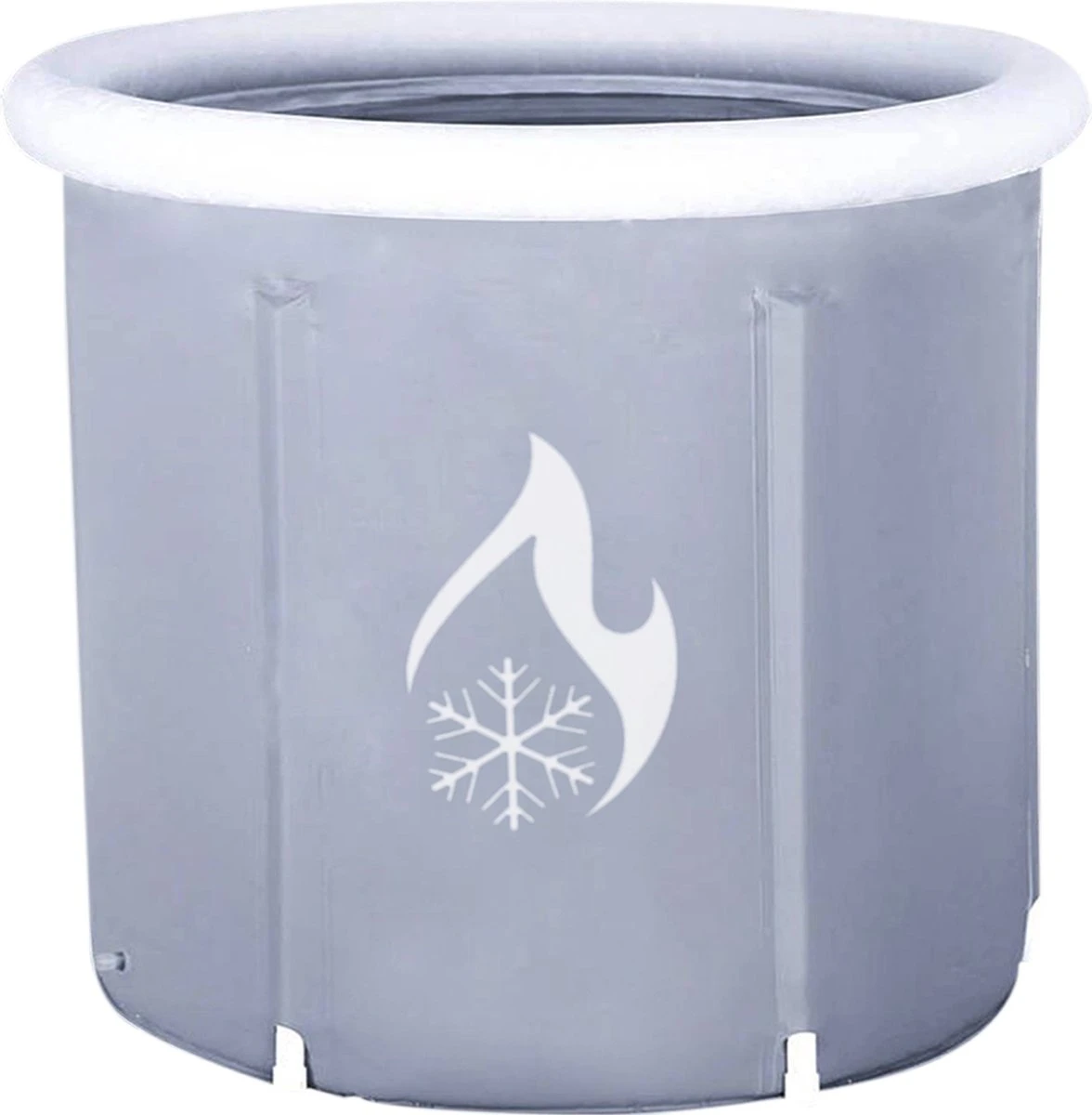 Zitbad Voor Volwassenen - Bath Bucket - Ijsbad - Ice Bath - Inklapbaar Bad - Wim Hof Methode - Opblaasbaarbad - Inclusief Voetpomp - Inclusief Ingebouwd Zitkussen - Grijs 10 Zitbad Voor Volwassenen - Bath Bucket - Ijsbad - Ice Bath - Inklapbaar Bad - Wim Hof Methode - Opblaasbaarbad - Inclusief Voetpomp - Inclusief Ingebouwd Zitkussen - Grijs - Afbeelding 8