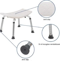 Life&Home Douchekruk - 6 Hoogtes - Douchestoel - Handgrepen - Max 130 Kg - Douchekophouder 14 Life&Home Douchekruk - 6 Hoogtes - Douchestoel - Handgrepen - Max 130 Kg - Douchekophouder -Badkamerproducten Winkel 1179x1200 10