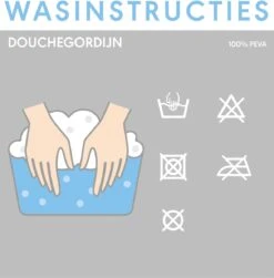 Sealskin Zebra Douchegordijn 180x200 Cm - Peva - Zwart / Wit -Badkamerproducten Winkel 1179x1200 5