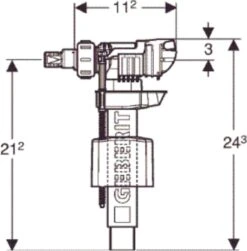 Geberit Vlotterkraan Universeel 7 Geberit Vlotterkraan Universeel -Badkamerproducten Winkel 1180x1200 2