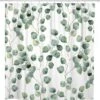 Douchegordijn - Badkamer Accessoires - Eucalyptus - 180x200 Cm -Badkamerproducten Winkel 1183x1200