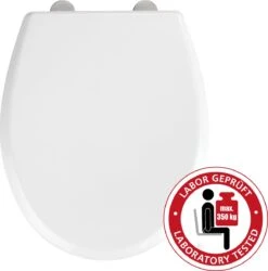WENKO WC Bril Gubbio - Antibacterieel Wit Duroplast - Easy-Close Sluiting - Fix-Clip Bevestiging In RVS - Belastbaar Tot 350 Kg - Toiletbril - Toiletzitting 17 WENKO WC Bril Gubbio - Antibacterieel Wit Duroplast - Easy-Close Sluiting - Fix-Clip Bevestiging In RVS - Belastbaar Tot 350 Kg - Toiletbril - Toiletzitting -Badkamerproducten Winkel 1184x1200 8