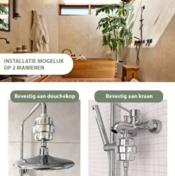 Mineraal Douchefilter Deluxe - Waterfilter Voor Douchekop - Ionisch - Douchefilter - Waterbesparend - Anti Kalk - Water Filter - Waterzuiveraar -Badkamerproducten Winkel 1189x1200 1