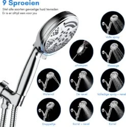 Salvano Douchekop - Waterbesparend - Regendouche - 9 Standen -Badkamerproducten Winkel 1192x1200 1