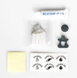 Aquathof, Zeepdispenser, Mat Zwart, 3 Kamer, 3 Reservoirs, 3x350ml, Hangend, Wandmontage -Badkamerproducten Winkel 1192x1200 12