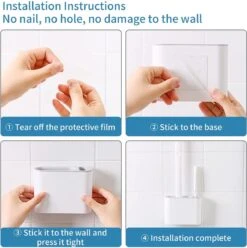 Merkloos WC Borstel Met Houder | WC Borstel | Vrijstaand | Flexibel | Wit | Inclusief Ophangsysteem En Gratis Borsteltje -Badkamerproducten Winkel 1193x1200 3