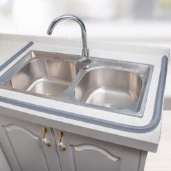 Lariwo Sanitair® Siliconen Waterdorpel 100cm 100 Cm Zwart Douche Douchebak Douchegordijn Wc Toilet Wasbak Waterstopper Waterdorpel Waterdrempel -Badkamerproducten Winkel 1195x1200 1