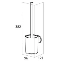 Tiger Tune - Toiletborstel Met Houder - Messing Geborsteld / Zwart -Badkamerproducten Winkel 1196x1200 5