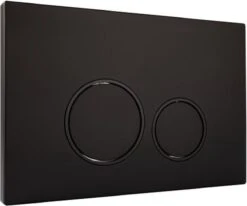 Bedieningsplaat StarBlueDisc Doppio 35 TBV Geberit UP100 UP320 UP300 UP700 UP720 Mat Zwart -Badkamerproducten Winkel 1200x1001 3