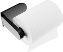 Nevana Toiletrolhouder - WC Rolhouder - Toiletpapier - Papier Rol Houder - Zelfklevend - Zonder Boren - Zwart - RVS -Badkamerproducten Winkel 1200x1004 3