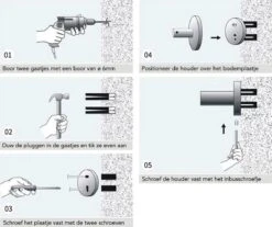 Design Handdoekhouder - Handdoekrek Voor Toilet En Badkamer - RVS Mat Zwart - 30 Cm -Badkamerproducten Winkel 1200x1004 4
