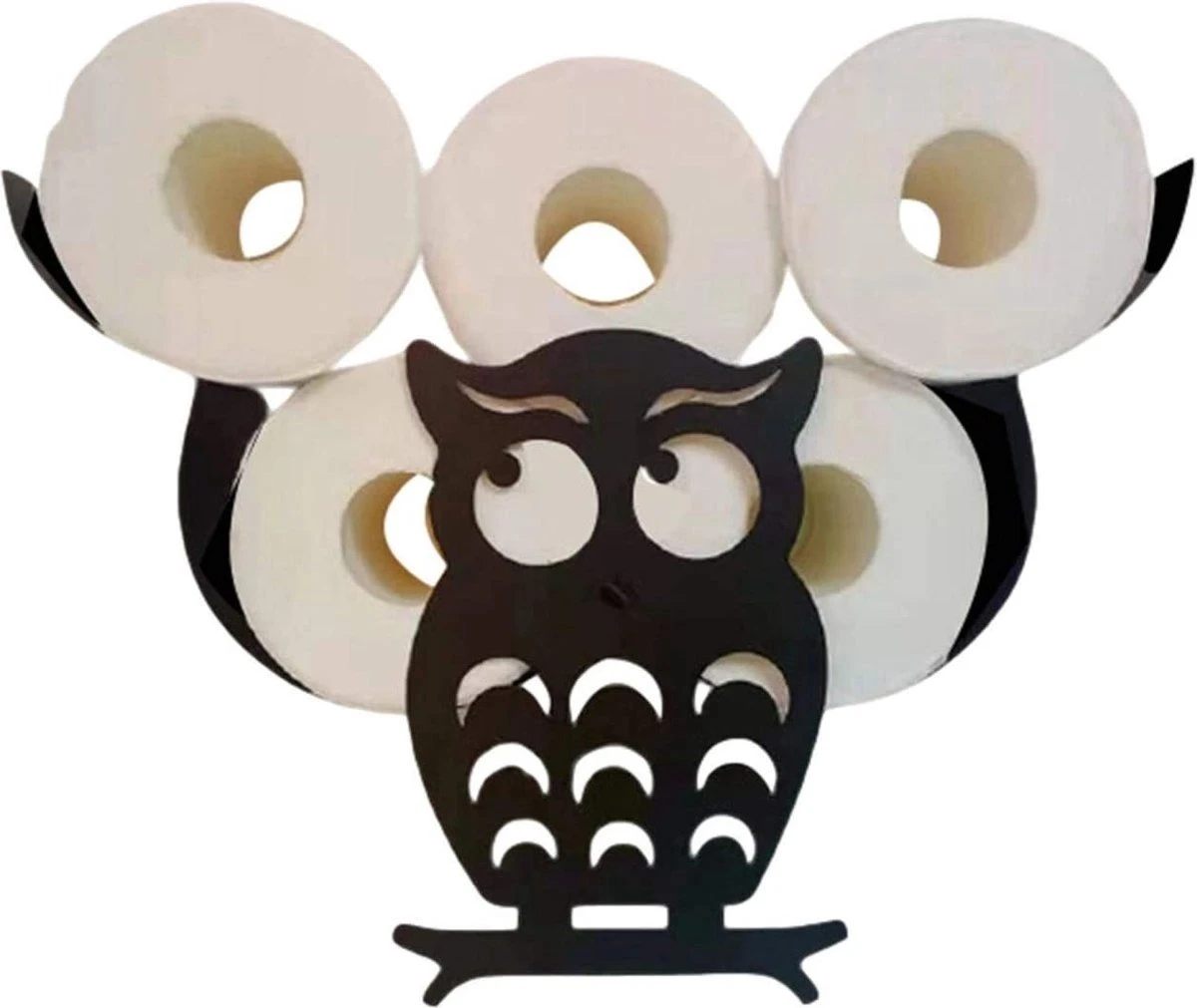 Sens Design Toiletrolhouder – Wc Rolhouder – Hangend - Uil 3 Sens Design Toiletrolhouder – Wc Rolhouder – Hangend - Uil